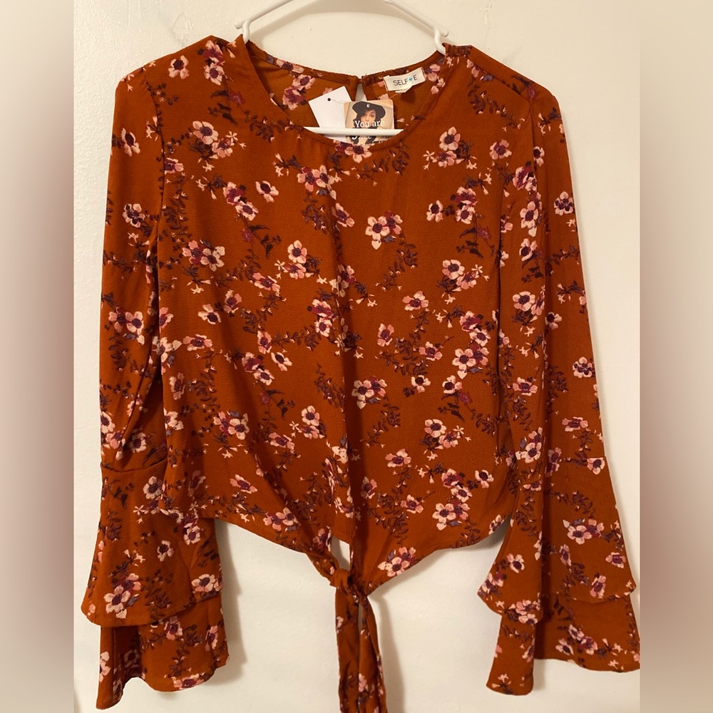 Women XS Floral Blouse